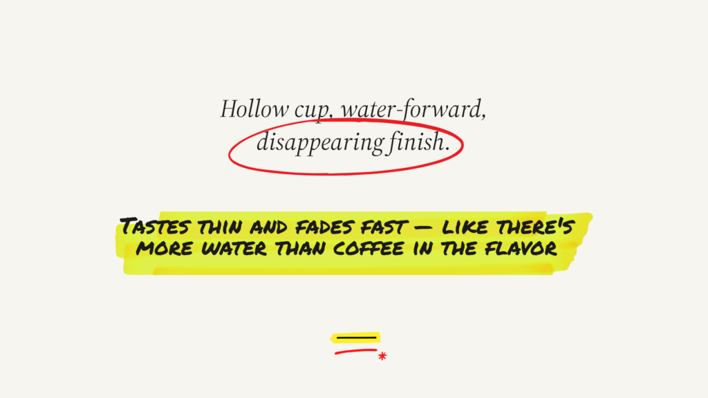 Why Does My Coffee Taste Flat and Watery, Even Though I Measured Everything Right? why coffee tastes flat and watery (1)